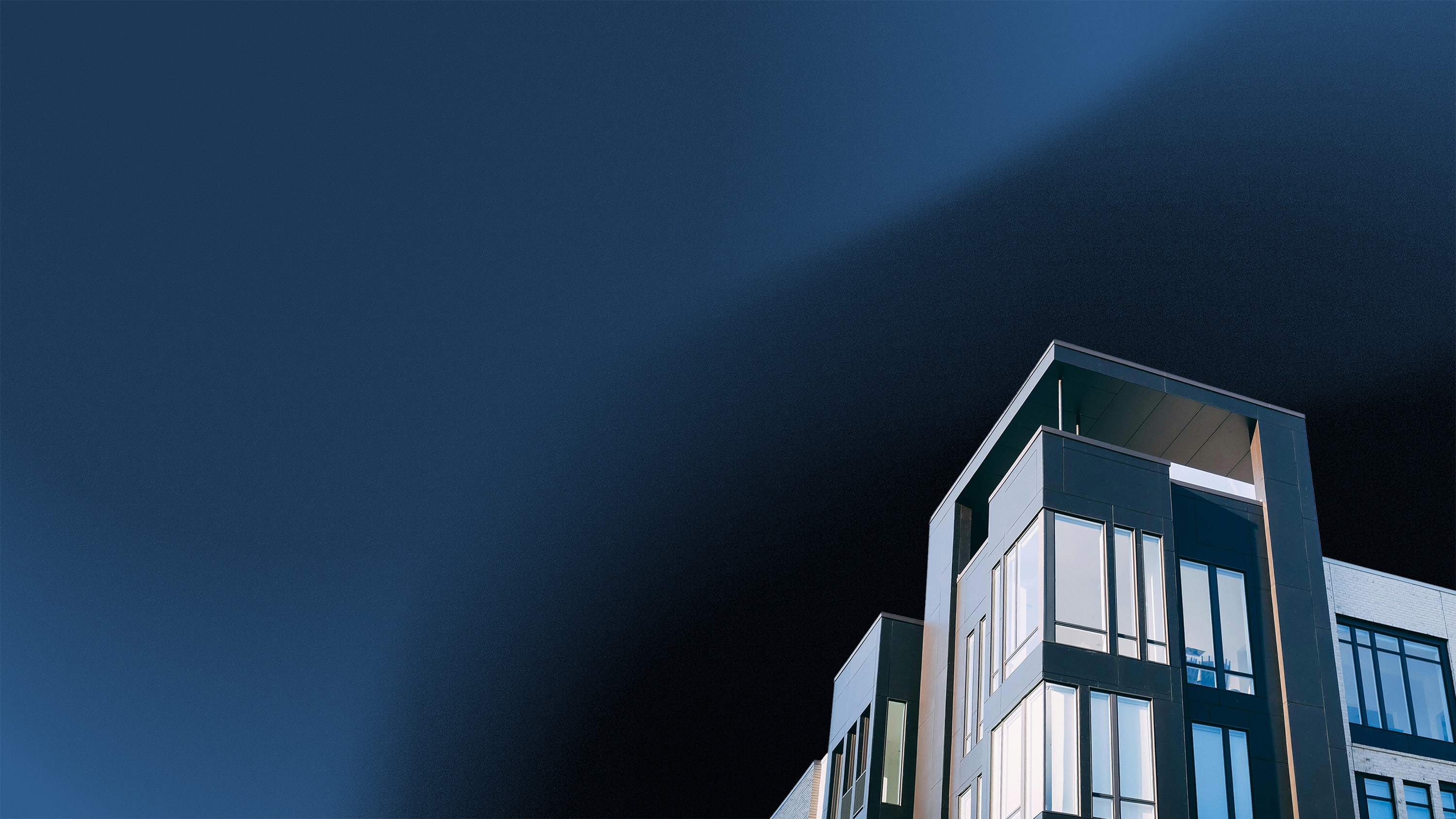 Modern apartment building